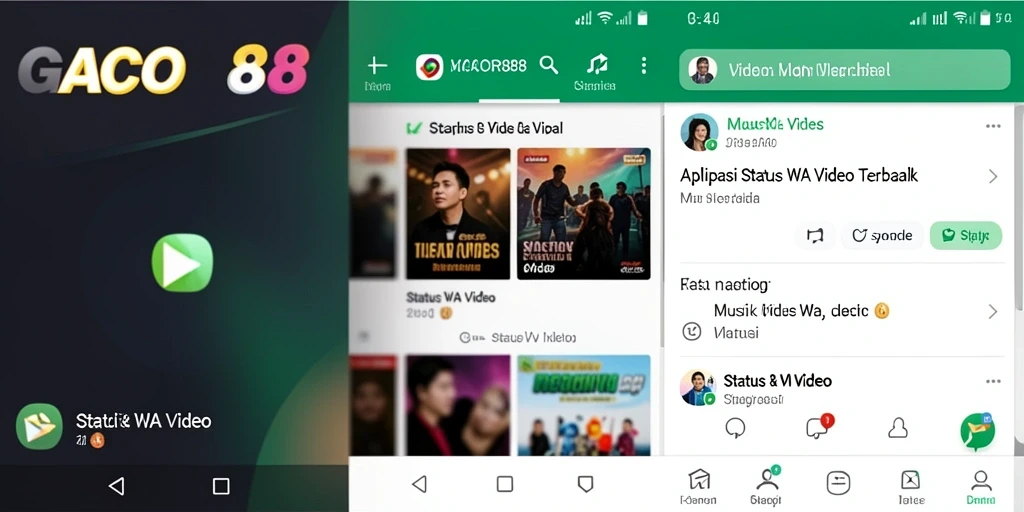 Tampilan antarmuka GACOR88 untuk status video yang menarik dan user-friendly.