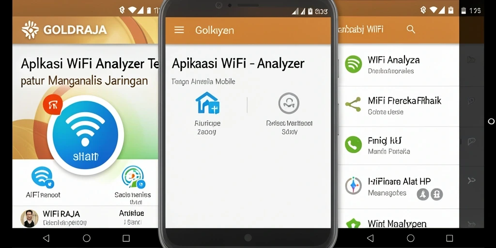 Antarmuka pengguna GOLDRAJA yang menarik dan fungsional.