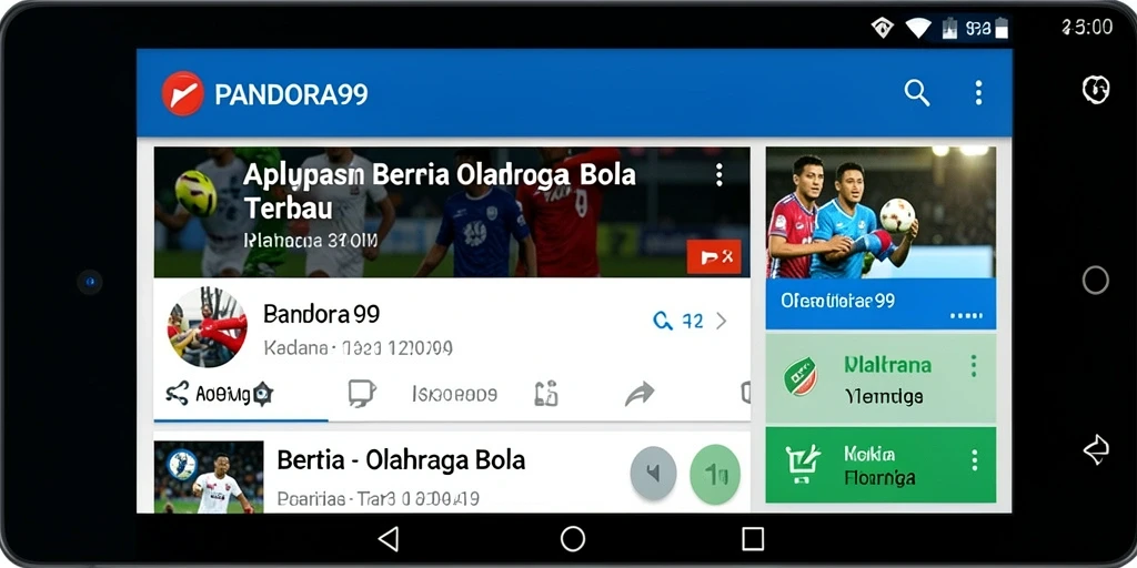 Tampilan antarmuka PANDORA99 yang informatif dan mudah digunakan.