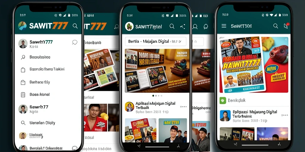 Antarmuka SAWIT777 menampilkan berbagai kategori berita yang menarik.