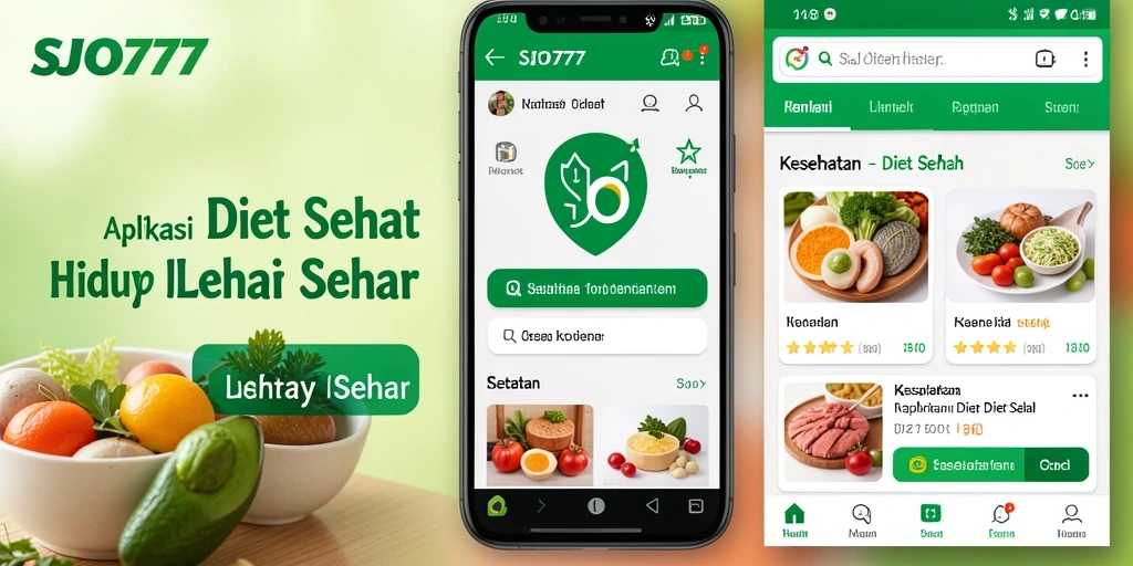Antarmuka SJO777 untuk Diet Sehat yang mudah digunakan.